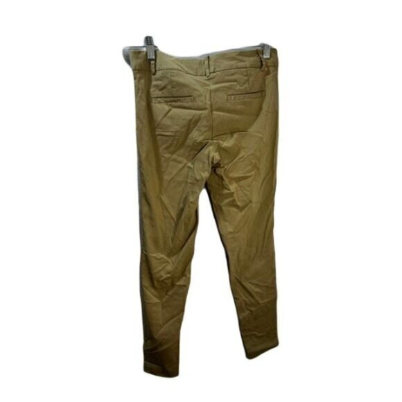 Sainato Womens Khaki Dress Pants Size 2 Slim Fit Cotton Blend - Picture 2 of 5